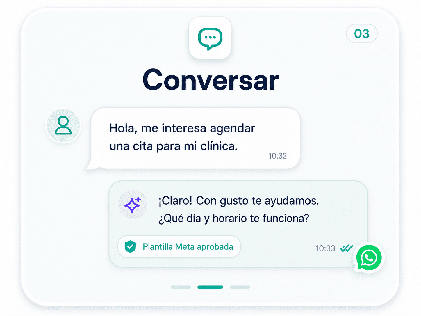 Ilustracion compacta de Conversar